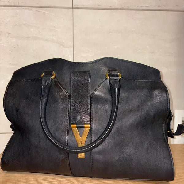 [BUNJANG] Saint Laurent Cabas Chic Black Tote Bag / 생로랑 카바시크 블랙 토트백(정품)