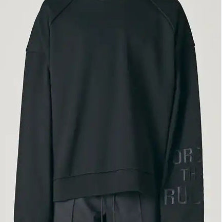 [BUNJANG] JUUN.J FORG THE RULE Embroidered Sweatshirt / 준지 FORG THE RULE 자수 디테일 맨투맨
