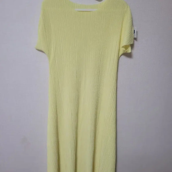[BUNJANG] Lemon Pleats Long Dress / 레몬플리츠롱원피스   새상품