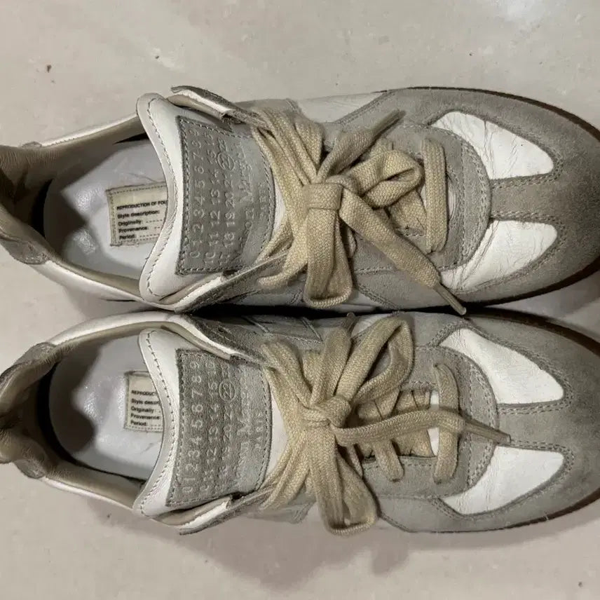 [BUNJANG] Maison Margiela Replica Sneakers White Size 36 / 메종 마르지엘라 레플리카 스니커즈 화이트 36