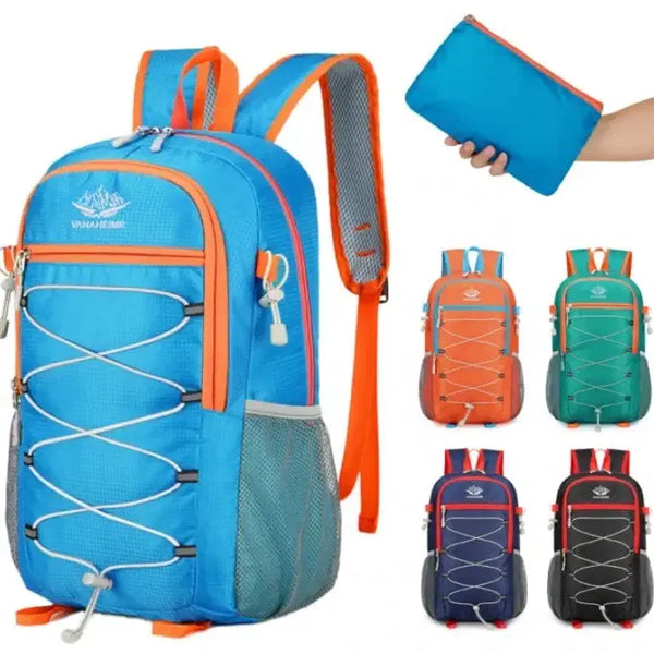 [BUNJANG] Ultralight Foldable Backpack for Hiking, Walking, and Travel / 간편수납 산책등산백팩