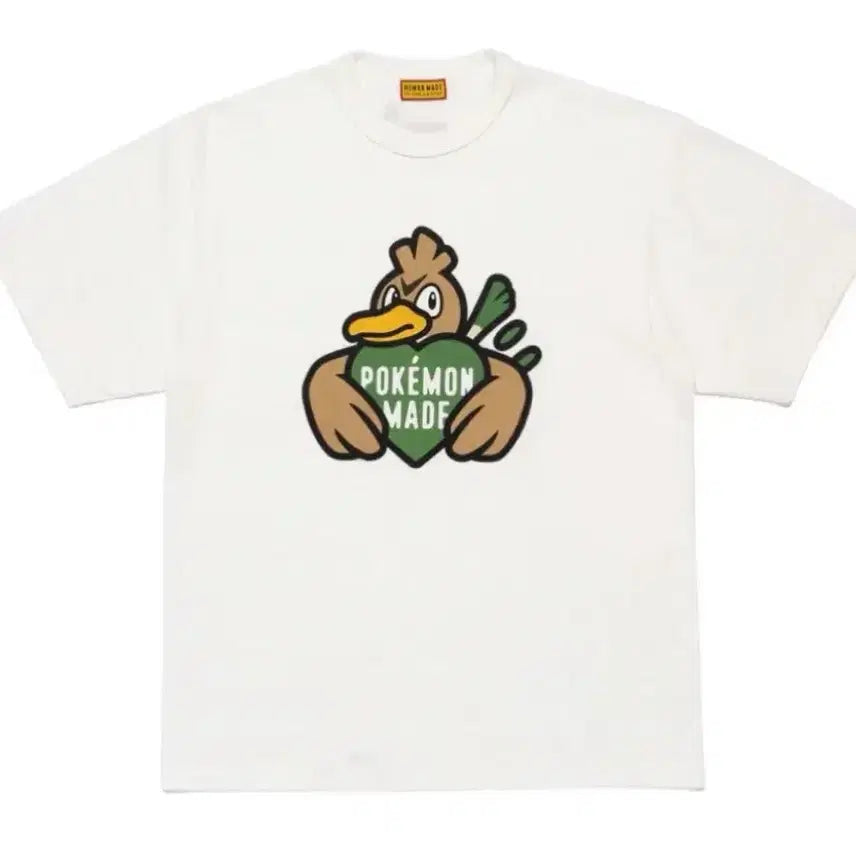 [BUNJANG] Human Made Pokemon Farfetch'd Short Sleeve T-Shirt XL / [XL] 휴먼메이드 포켓몬 파오리 반팔