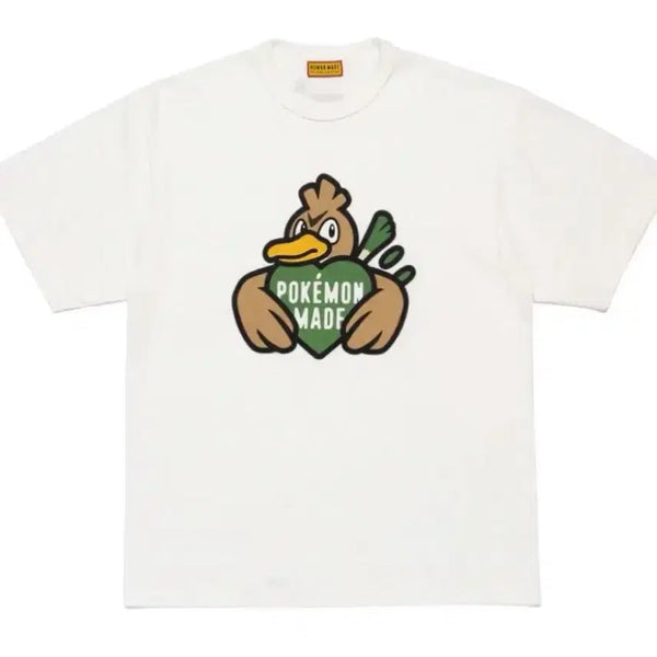 [BUNJANG] Human Made Pokemon Farfetch'd Short Sleeve T-Shirt XL / [XL] 휴먼메이드 포켓몬 파오리 반팔