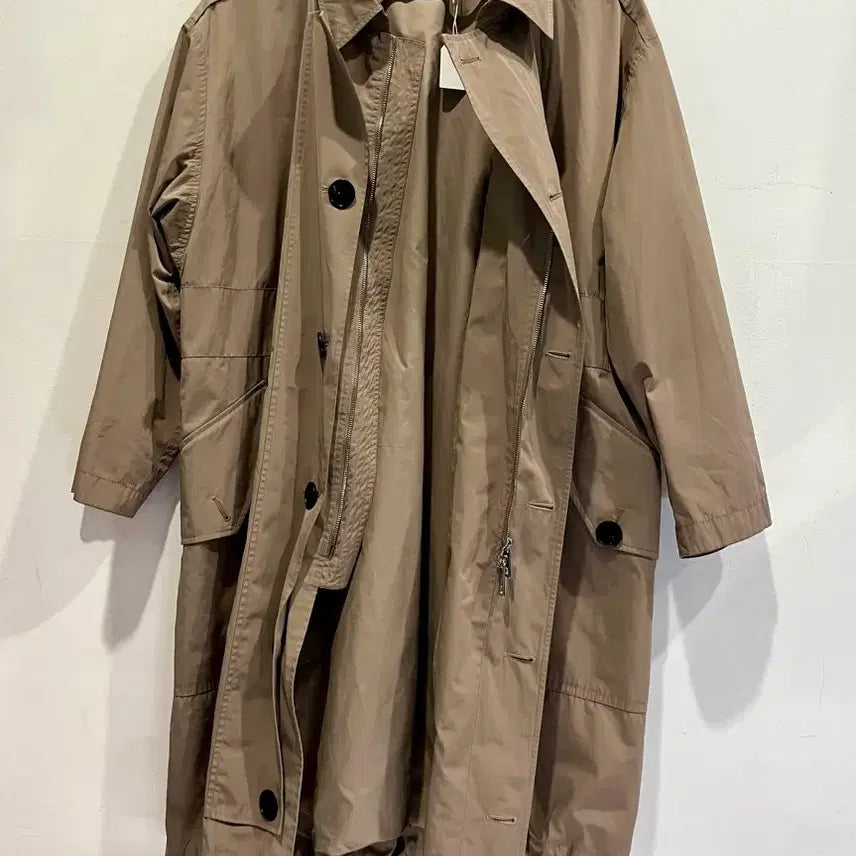 [BUNJANG] Jil Sander Beige Oversized Trench Coat Size 36 / JIL SANDER 트렌치 코트 36 베이지 오버핏 정품