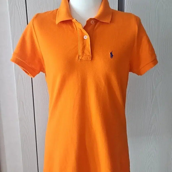 [BUNJANG] Polo Ralph Lauren Short Sleeve Polo Shirt Size S / 폴로 랄프로렌 오렌지색 반팔 폴로셔츠 S사이즈