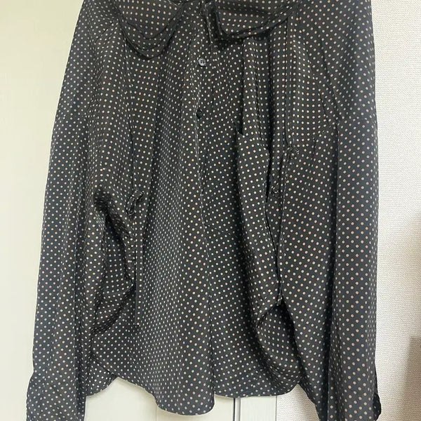 [BUNJANG] HeanShe Women's Polka Dot Shirt / 허앤쉬 셔츠