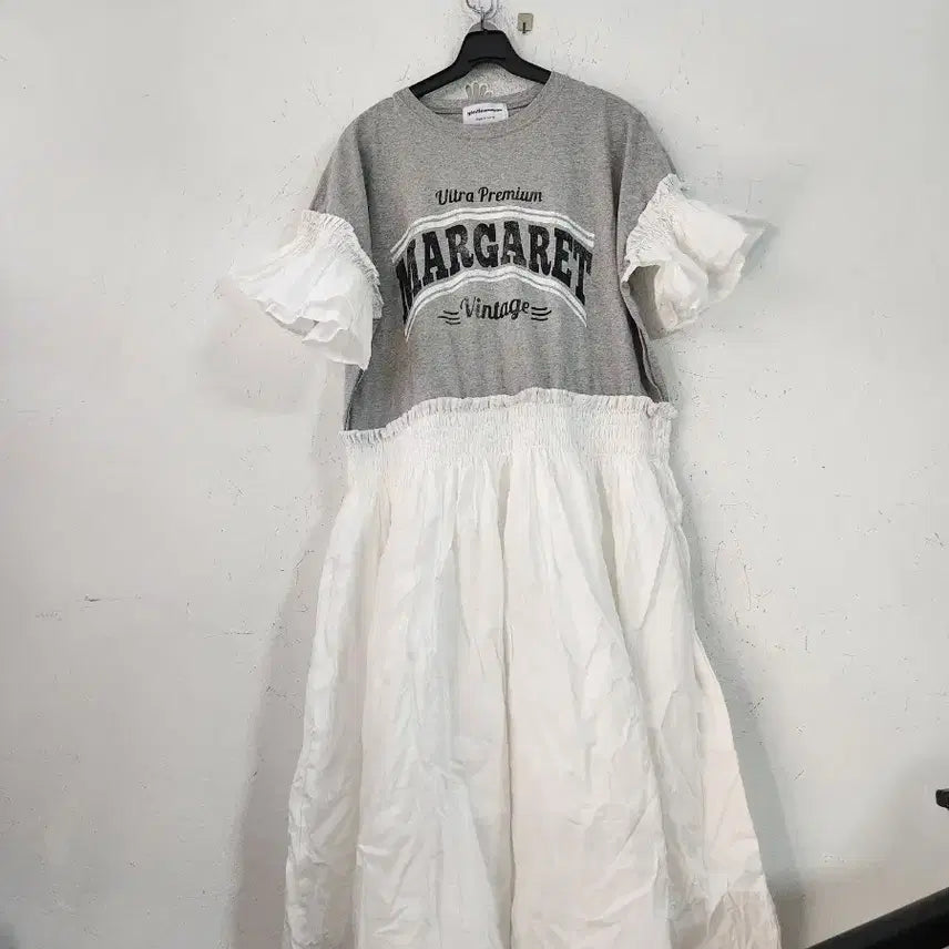 [BUNJANG] Margaret Short-Sleeve Long Dress T-Shirt / 마가렛 반팔 티셔츠 롱 원피스