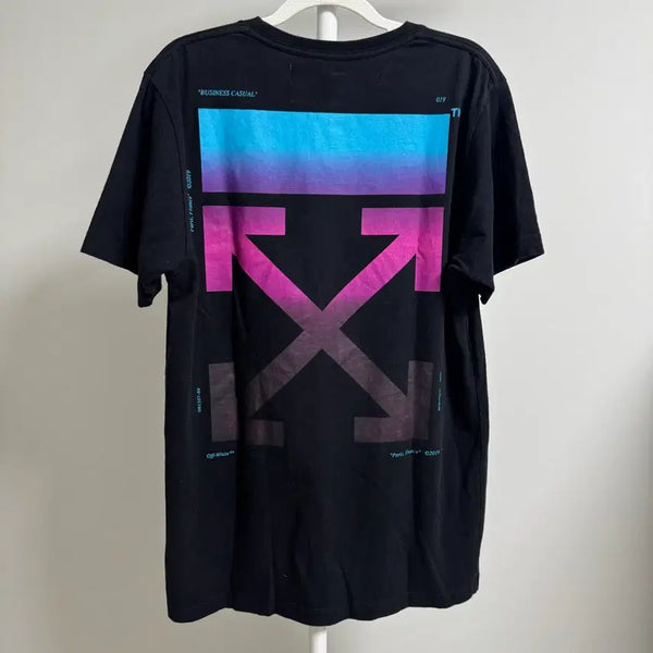 [BUNJANG] Off-White Short Sleeve T-Shirt (Black) / 오프화이트 반팔(블랙)