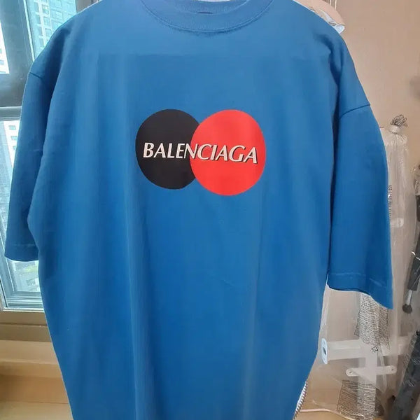 [BUNJANG] Balenciaga Master Logo Oversized T-Shirt / (새상품)백화점판 발렌시아가 마스터로고 오버티셔츠
