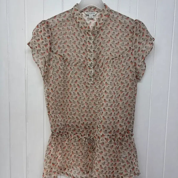 [BUNJANG] Banana Republic Sheer Blouse Women's L (66-77) / 바나나리퍼블릭 시스루 블라우스 여성L(66-77)  마