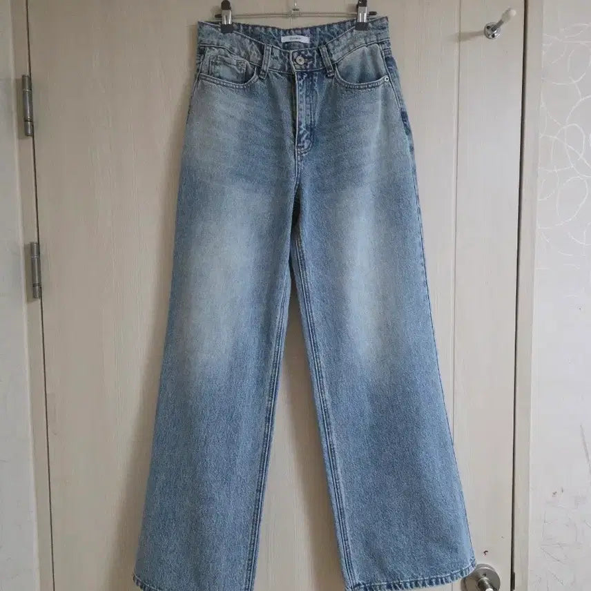 [BUNJANG] Klosch Made Long Wide Denim Pants Size S / 클로슈w 제작 롱 와이드 데님 S