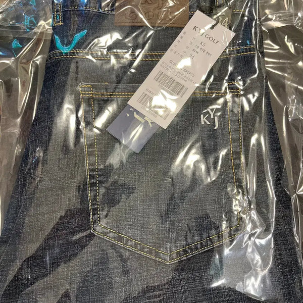 [BUNJANG] KYJ Golf Men's Summer Denim Pants Bundle Set / <여름신상품> KYJ GOLF 남성 여름데님팬츠 2장일괄 (무료배송)