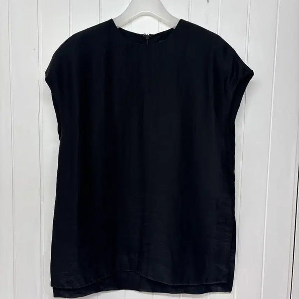 [BUNJANG] COS Black Lyocell Blend Blouse EUR 34 / 코스 블랙 리셀 블라우스 EUR 34(44-마른55)  마