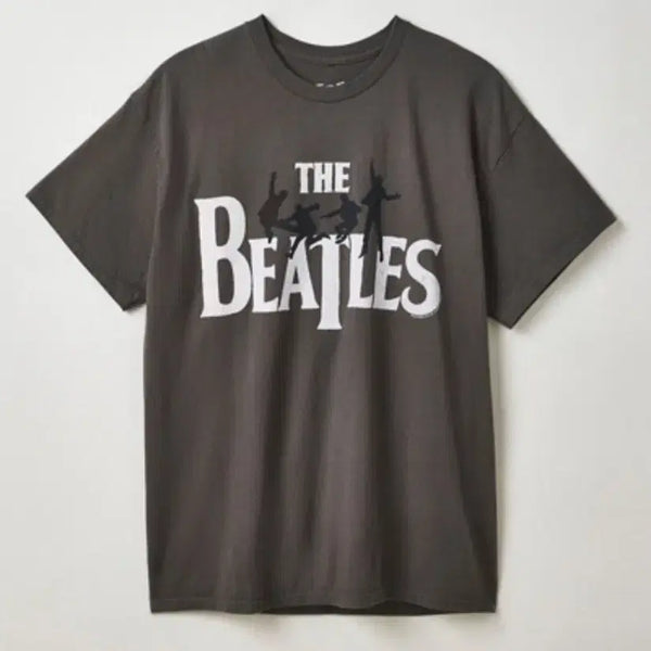 [BUNJANG] The Beatles Band T-Shirt Washed Black / 비틀즈 밴드 티셔츠