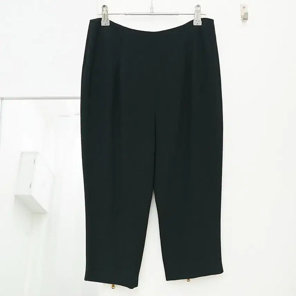 [BUNJANG] Alexander McQueen Back Zip Capri Pants / 알렉산더 맥퀸 백지퍼 카프리팬츠