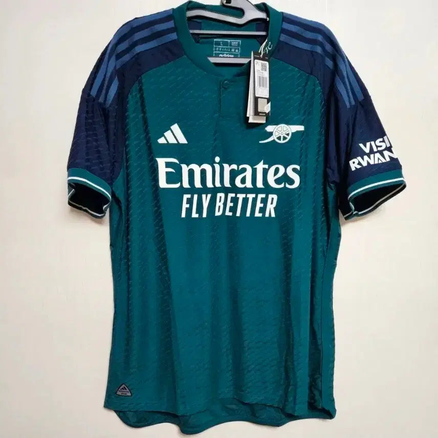 [BUNJANG] Arsenal 23-24 Third Authentic Unmarked Jersey - L / [L]23-24 아스날 써드 어센틱 노마킹 유니폼