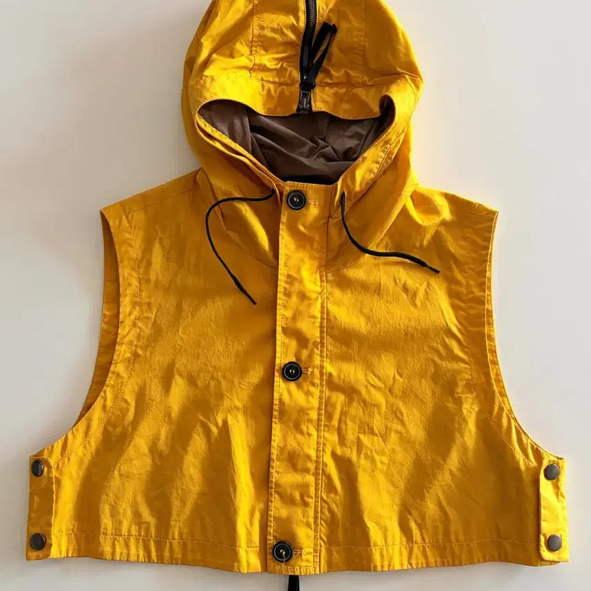 [BUNJANG] Marni x H&M Hooded Crop Vest L / marni x h&m 후드 크롭 베스트