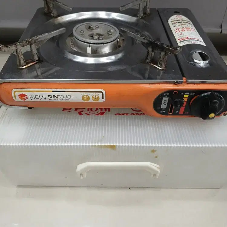 [BUNJANG] SunTouch ST-606 Used Portable Camping Gas Stove / 썬터치 ST-606 중고 브루스타 휴대용 캠핑가스레인지 중고 작동확인불가