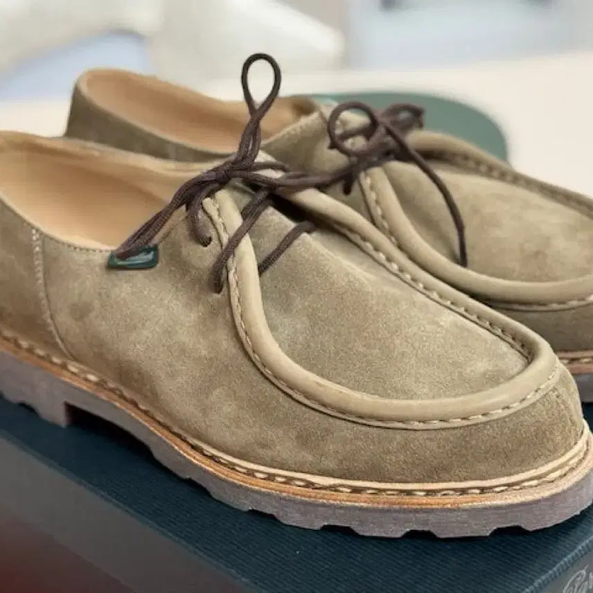 [BUNJANG] Paraboot Michael Marche Vel Army Suede Shoes EU 40 / 파라부트 미카엘 스웨이드 Vel Army 색상,EU40 사이즈