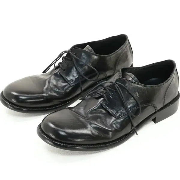 [BUNJANG] YASE Holly Horsehide Comfort Derby Shoes Black / 야세(YASE) 홀리 홀스하이드 컴포트 더비 슈즈 블랙,260