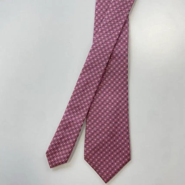 [BUNJANG] Fendi FF Monogram Silk Necktie 8.2cm / 신형라벨 펜디 (FENDI) FF모노그램 정품 명품 넥타이 8.2cm
