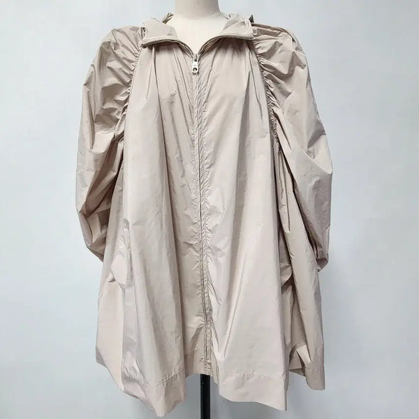 [BUNJANG] Vivienne Westwood Anglomania Shirring Oversized Hooded Windbreaker / [정품] 비비안웨스트우드 앙글로매니아 셔링 오버핏 후드 바람막이 FREE