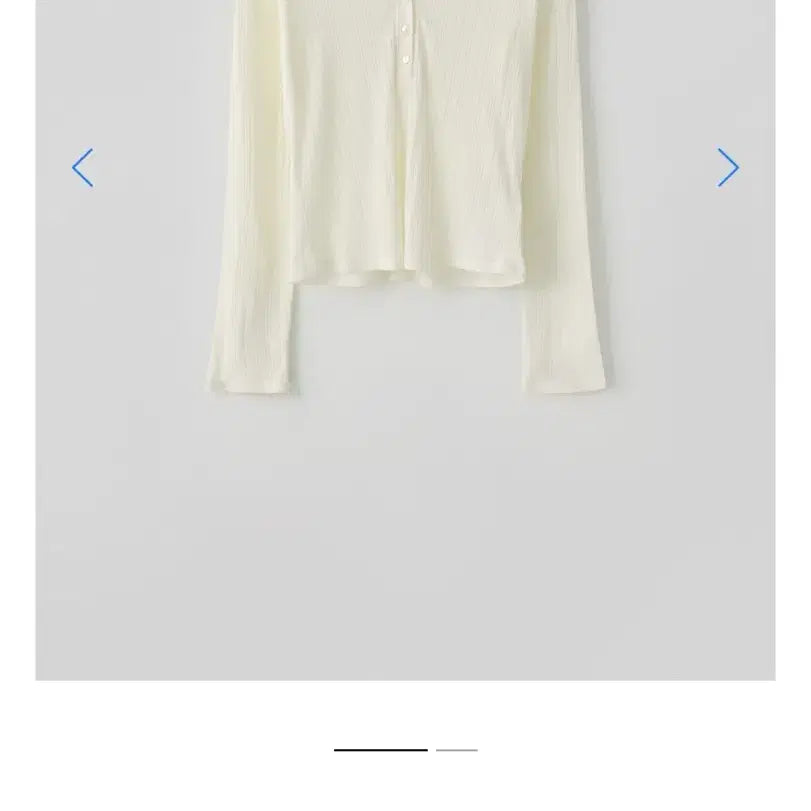 [BUNJANG] TNat Mist Button Sleeve Top (Ivory) / (택o)타낫 미스트 버튼 슬리브 탑 (아이보리)