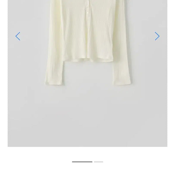 [BUNJANG] TNat Mist Button Sleeve Top (Ivory) / (택o)타낫 미스트 버튼 슬리브 탑 (아이보리)