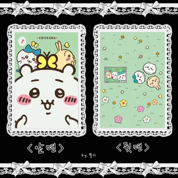 [BUNJANG] Chiikawa Character Wrapping Paper Design (Handmade Envelope) JPEG File Sale / 포용)) 치이카와 캐릭터랩핑지(수제봉투) 도안 판매