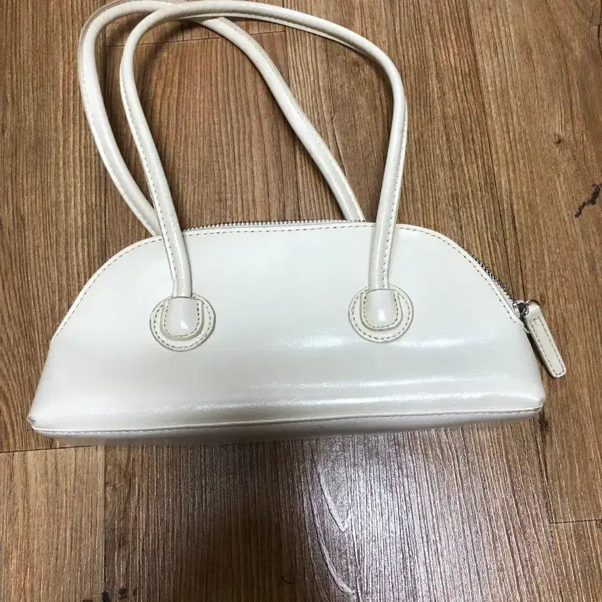 [BUNJANG] White Mini Shoulder Bag Tote Bag / 화이트 숄더백 토트백 미니백