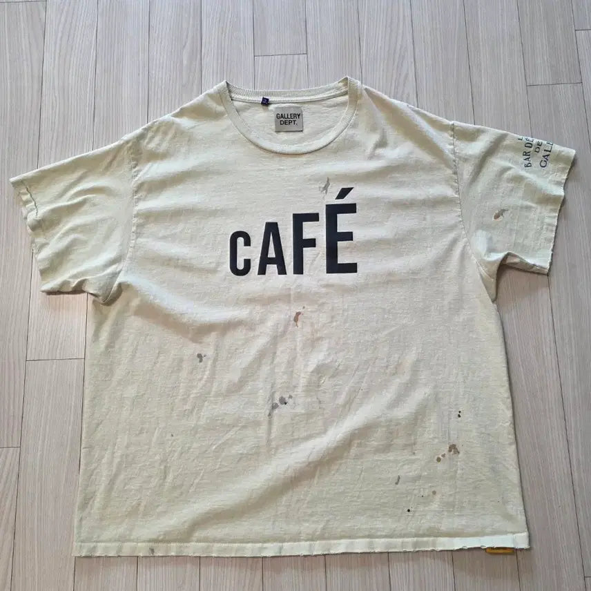 [BUNJANG] Gallery Department Cafe-Bistro T-Shirt / 갤러리디파트먼트 cafe-bistro 반팔 티셔츠