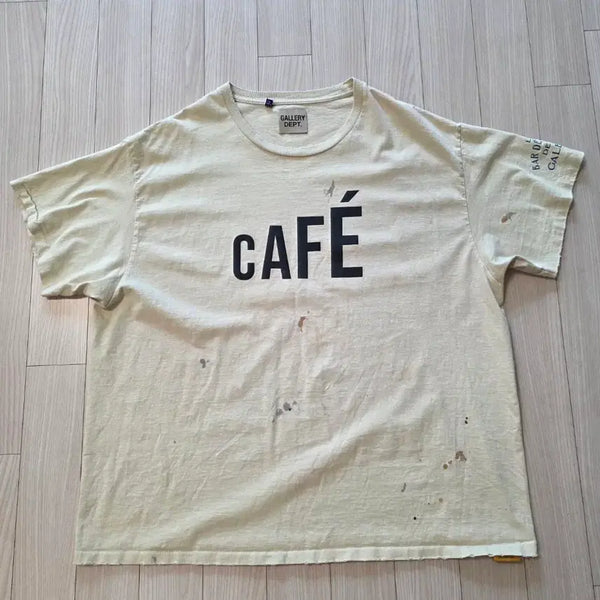 [BUNJANG] Gallery Department Cafe-Bistro T-Shirt / 갤러리디파트먼트 cafe-bistro 반팔 티셔츠