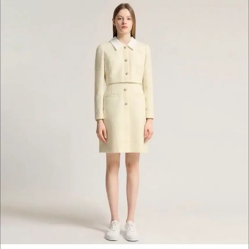 [BUNJANG] Sistina Tweed Dress / 시스티나 트위드 원피스 (새상품)