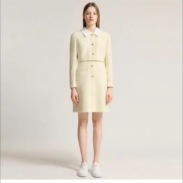 [BUNJANG] Sistina Tweed Dress / 시스티나 트위드 원피스 (새상품)