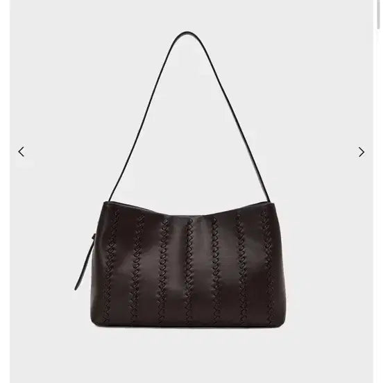 [BUNJANG] EPOISE Cowhide Bar Bag Brown / (새상품/택O) EPOISE 소가죽 바인백 브라운