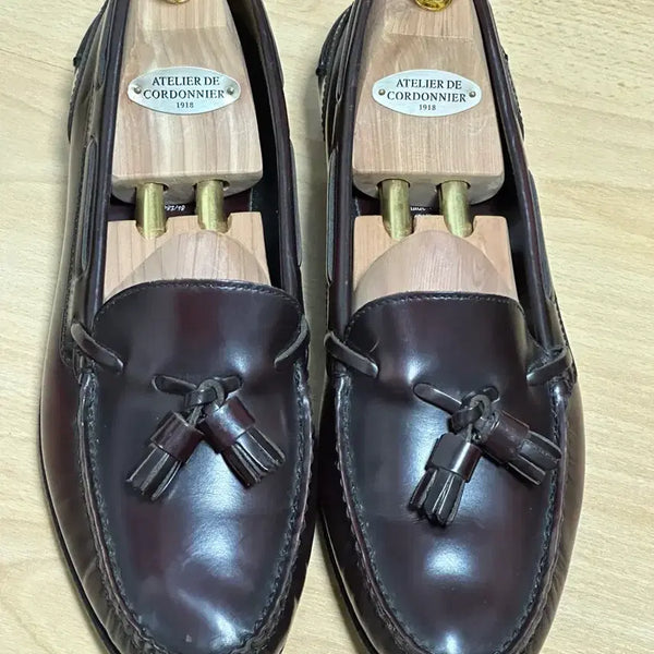 [BUNJANG] BOW-TIE Original Tassel Loafers Burgundy / BOW-TIE 오리지널 테슬 로퍼 버건디 10