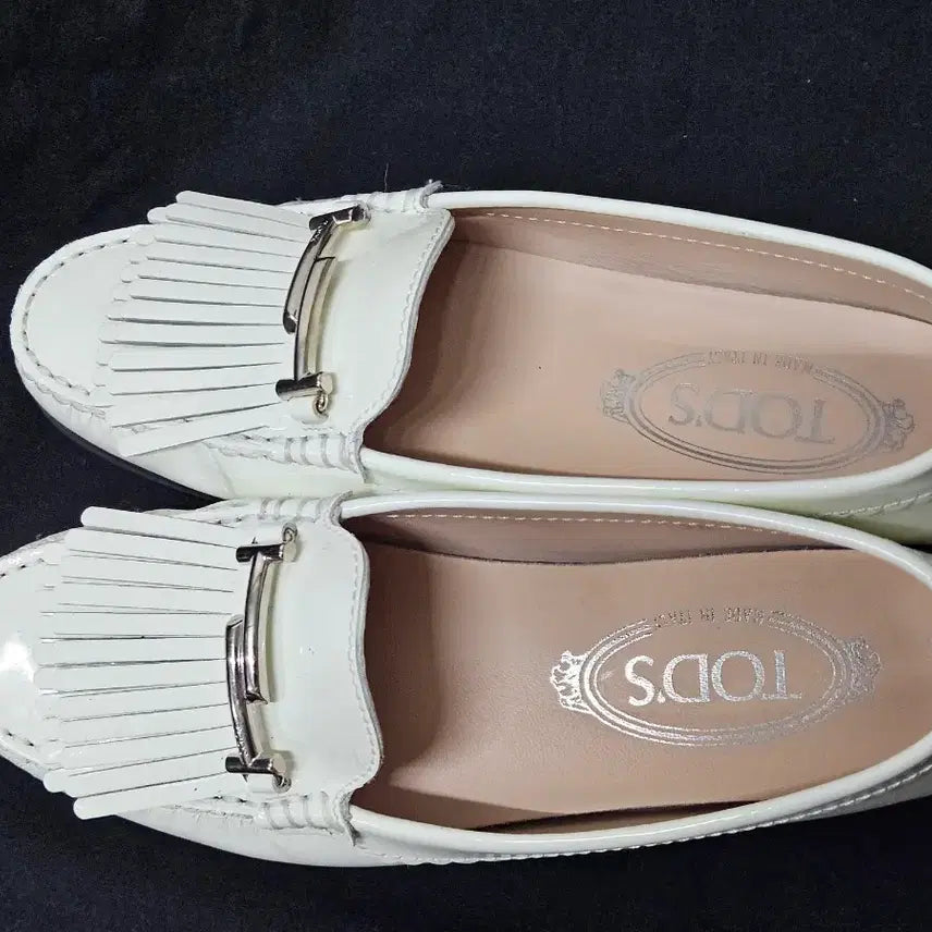 [BUNJANG] Tod's Women's Tassel Loafers Ivory / 토즈 테슬로퍼