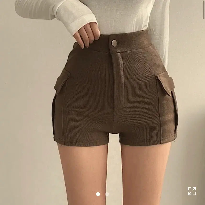 [BUNJANG] Ablie Pocket Cargo Shorts Khaki S / 에이블리 포켓 카고 반바지 숏팬츠 카키 S