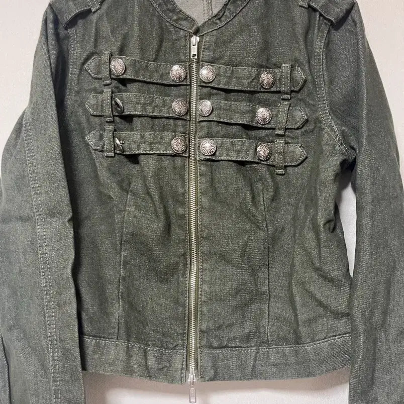 [BUNJANG] Napoleon Vintage Denim Slim Jacket Punk Pinter Look / 새상품) 나폴레옹 빈티지 데님 청 슬림 자켓 펑크 핀터룩