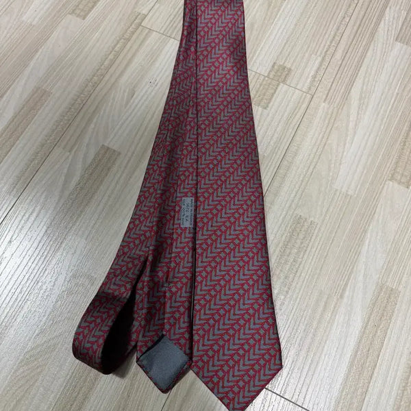 [BUNJANG] Hermès Silk Necktie Set (2 pcs) / 에르메스 타이 2개 일괄