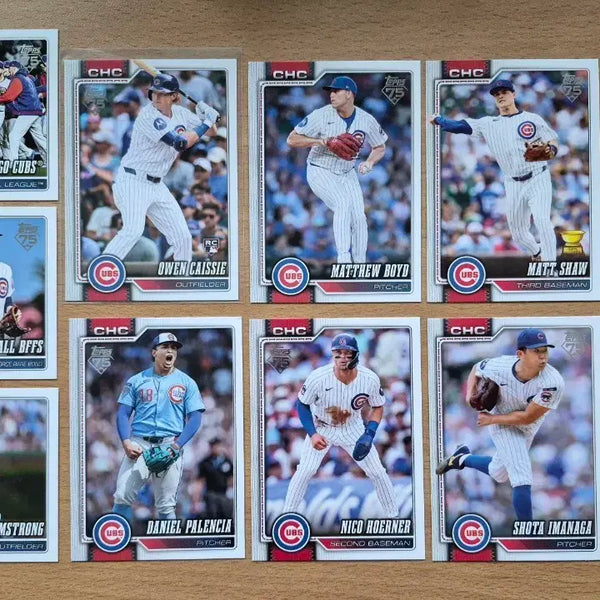 [BUNJANG] MLB 2026 Topps Chicago Cubs PCA Imanaga Boyd Lot - 10 Cards / MLB 2026 탑스 시카고컵스 PCA, 이마나가, 보이드 등 10장랏