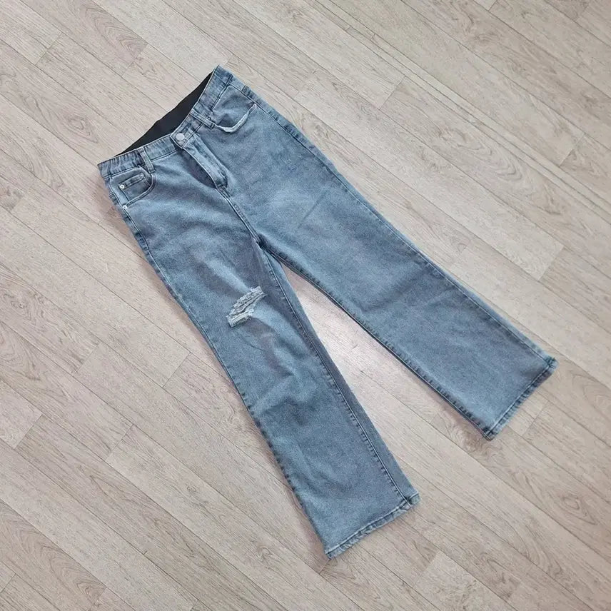 [BUNJANG] Women's Bootcut Denim Jeans - Size L / 부츠컷데님바지 청바지 L사이즈