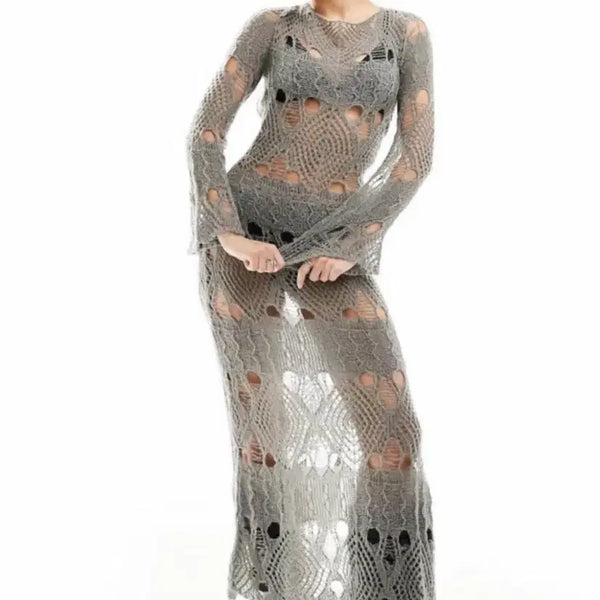 [BUNJANG] Zara ASOS HM Long Lace See-Through Dress / 자라 asos hm 롱 원피스 레이스 시스루