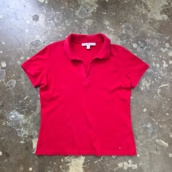 [BUNJANG] Tommy Hilfiger Men's Diamond Pattern Short Sleeve Polo Shirt M / M) 타미힐피거 반팔 카라티 반팔티셔츠 반팔티