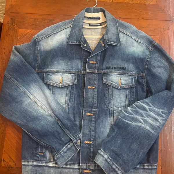 [BUNJANG] Balenciaga Denim Jacket L-XL / 발렌시아가 청자켓 판매합니다! (L~XL사이즈)