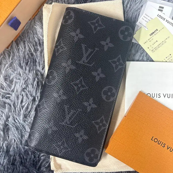 [BUNJANG] Louis Vuitton Eclipse Long Wallet Black / [새상품급/풀구성] 루이비통 이클립스 장지감