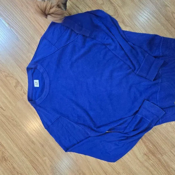 [BUNJANG] CP Company Blue Knit Sweater / CP컴퍼니 블루 니트 스웨터