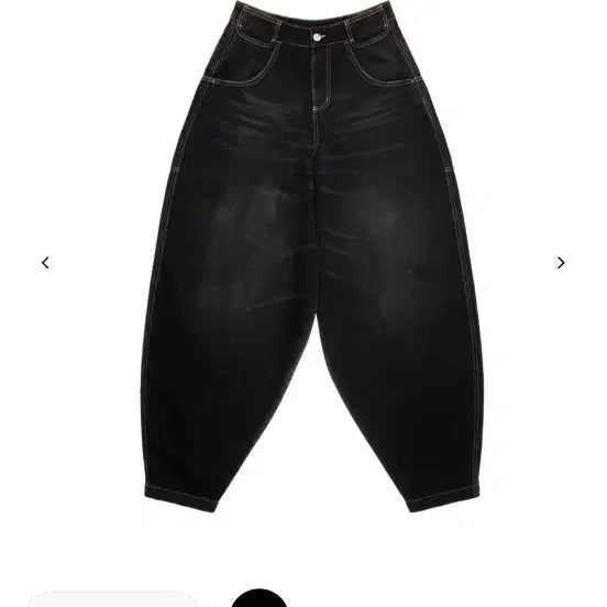 [BUNJANG] XXS Telfar Baggy Jeans Black / (Xxs) 텔파 배기진 블랙
