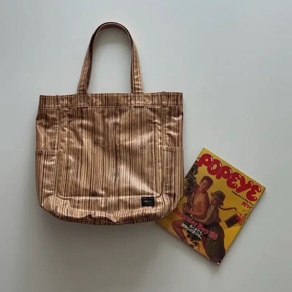 [BUNJANG] Yoshida Porter x Landscape Products Stripe Tote Bag / 요시다포터 X 랜드스케이프 프로덕츠 스트라이프 토트백