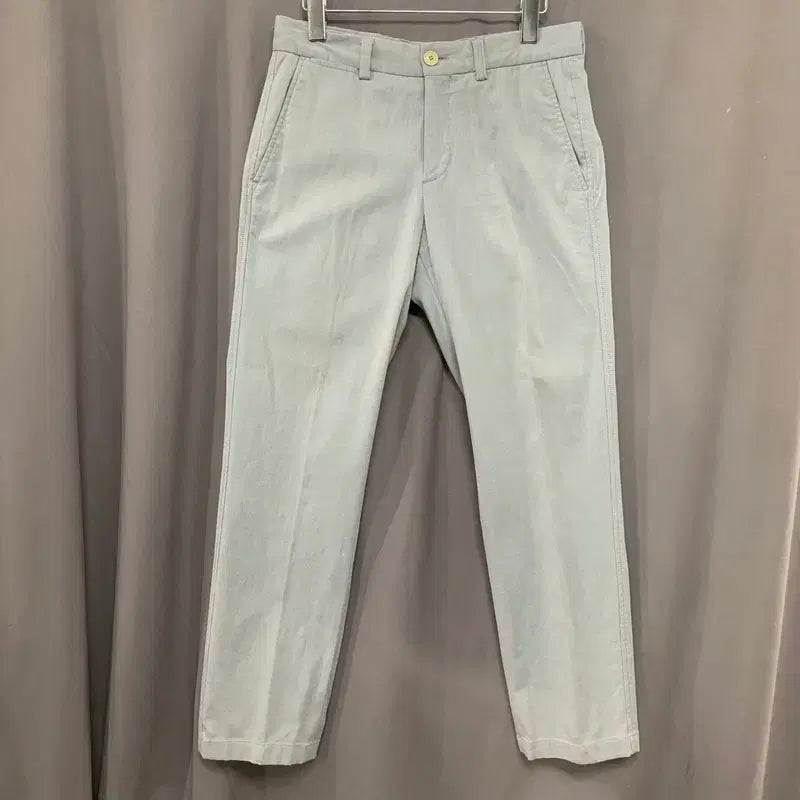[BUNJANG] Custom Mellow 28-inch Slacks Pants / 28인치 커스텀멜로우 잔패턴 스판 슬랙스 팬츠
